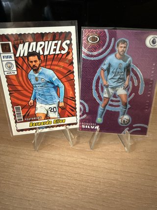Lote 2 Tarjetas Bernardo Silva M.City