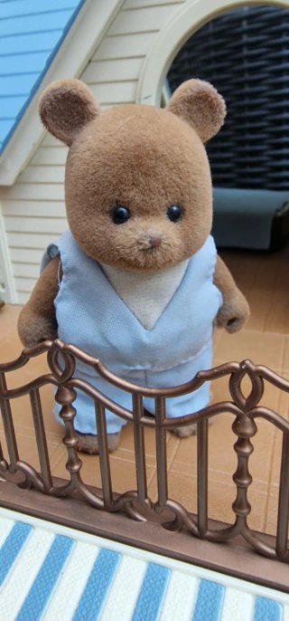 Oso vintage Sylvanian Families Aldea Arce