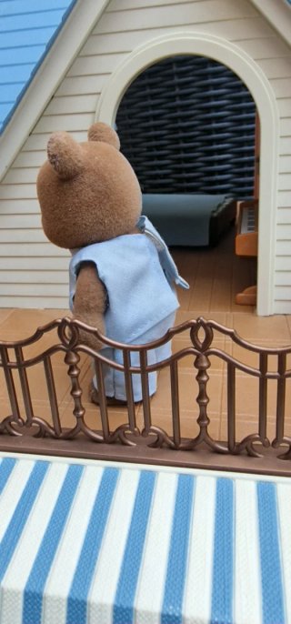Oso vintage Sylvanian Families Aldea Arce