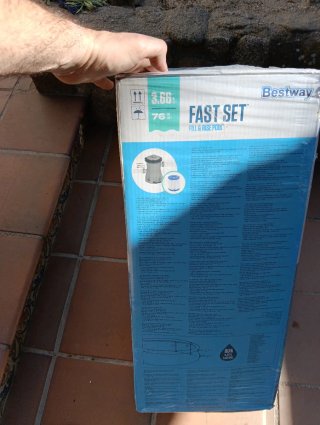 Piscina Bestway Fast Set 3.66m.