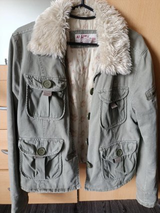 Chaqueta Abercrombie & Fitch verde Talla S