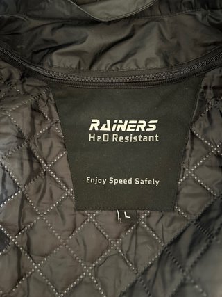 Chaqueta de moto negra