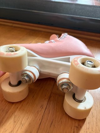Patines Oxelo 4 Ruedas Rosas talla 35