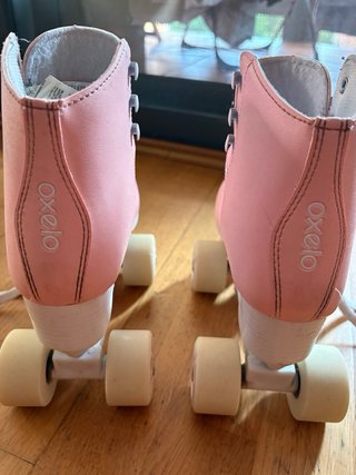Patines Oxelo 4 Ruedas Rosas talla 35