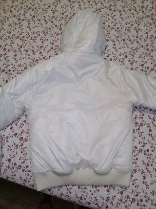 Chaqueta Adidas Blanca con Capucha