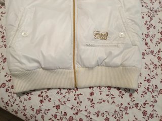 Chaqueta Adidas Blanca con Capucha