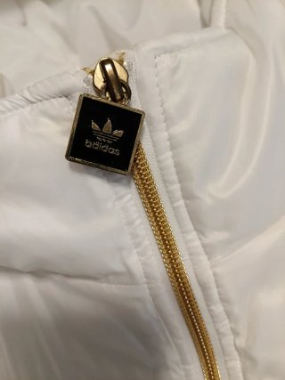 Chaqueta Adidas Blanca con Capucha