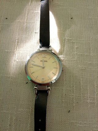 Orologio Fossil Donna Nero Argento
