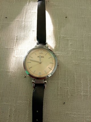 Orologio Fossil Donna Nero Argento