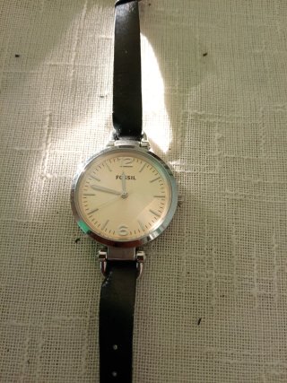 Orologio Fossil Donna Nero Argento