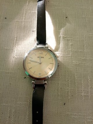 Orologio Fossil Donna Nero Argento