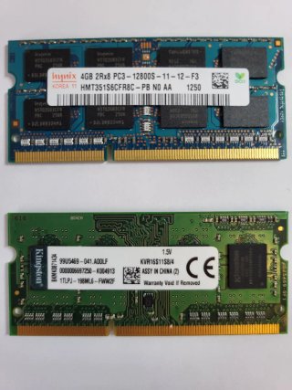 Kit memòria RAM DDR3 8GB 12800S (2x4GB) 1600MHz