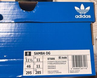 Adidas Samba OG Blancas Talla 46
