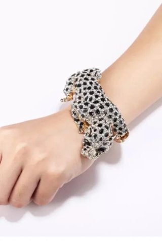 Pulsera Pantera 3D Brillante