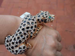 Pulsera Pantera 3D Brillante