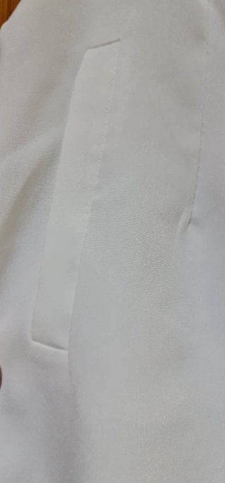 Pantalón Valentina Talla L40 Blanco