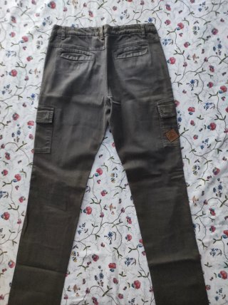 Pantalón Cargo El Niño Verde Oliva Talla 16