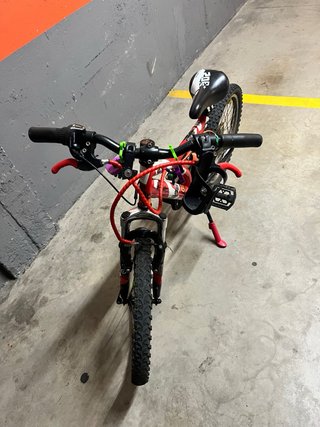 Bicicleta niño con suspensión