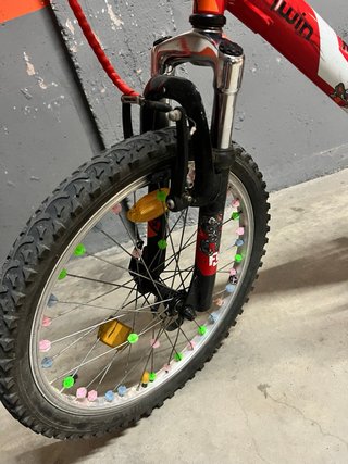 Bicicleta niño con suspensión