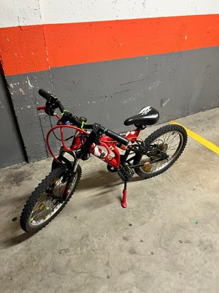 Bicicleta niño con suspensión