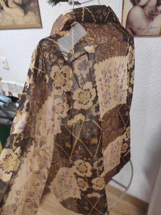 Blusa ASOS DESIGN floral marrón talla L