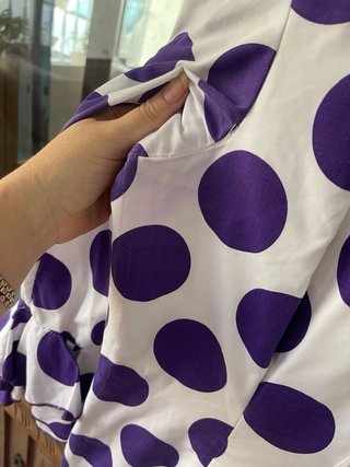 Traje de Flamenca Lunares Morado Talla 40-42