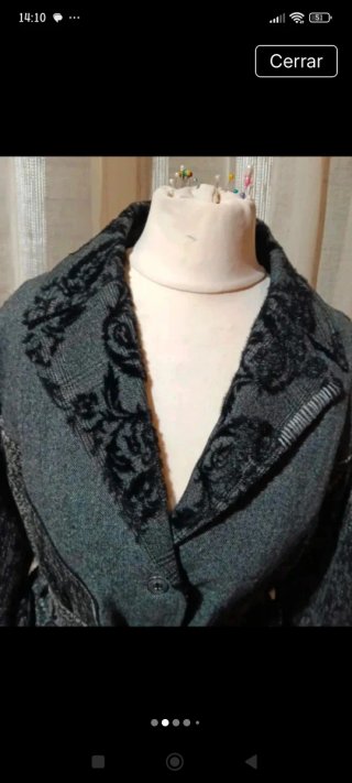 Chaqueta de diseño patchwork