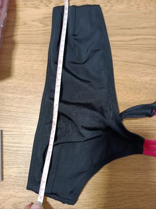 Bikini dos piezas talla S negro y fucsia