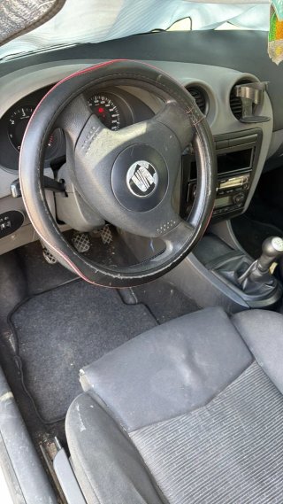Coche Seat Ibiza plateado