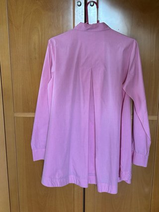 Camisa Oversize Rosa Stradivarius Talla S