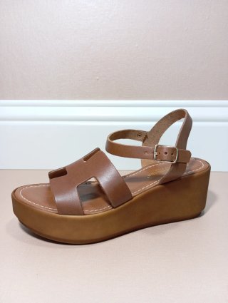 Zeppe Sandali Donna Vera Pelle