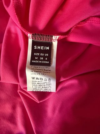 Vestido Fucsia Largo Elegante Talla M