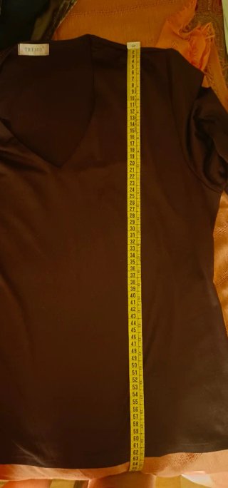 Camiseta manga larga color chocolate