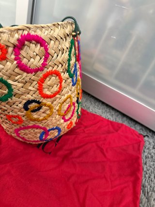 Bolso Cesto Carolina Herrera Multicolor