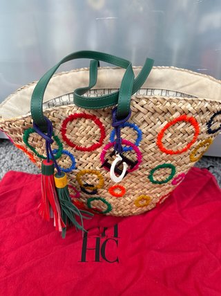 Bolso Cesto Carolina Herrera Multicolor