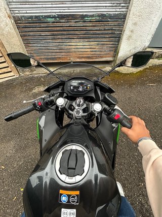 Kawasaki Ninja 500 Negra/Verde