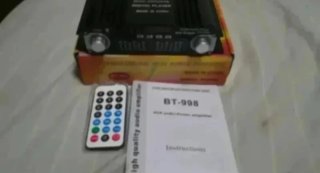 Amplificador Audio BT998 Bluetooth 1600W 4 Canales