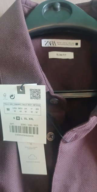 Camisa Zara Marrón Talla M