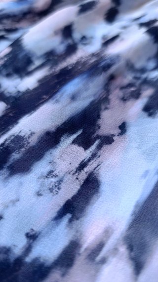 Vestido Asimétrico Capas Bershka - Talla M