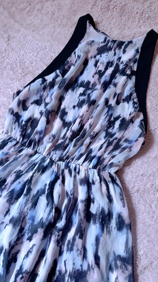 Vestido Asimétrico Capas Bershka - Talla M