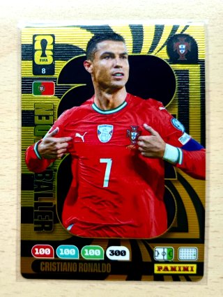 Panini World Cup 2026 Card 8 Ronaldo Golden Baller