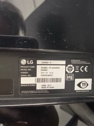 Monitor LG 29UM58 Ultrawide