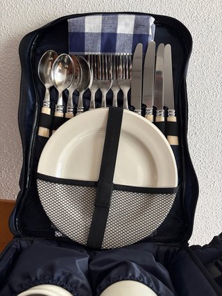 Mochila para  camping para comer cuatro personas