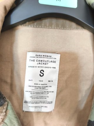 Cazadora camuflaje