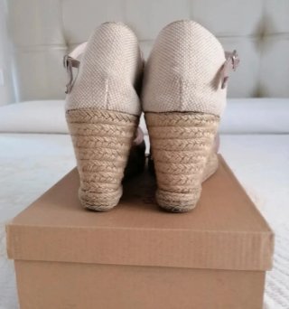 Pinkdesert Cuña Esparteñas Beige Talla 41