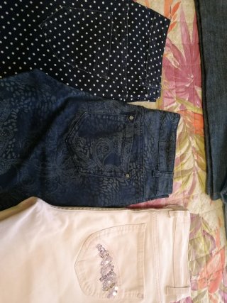 9 pantalones vaqueros, talla 36 en perfecto estado