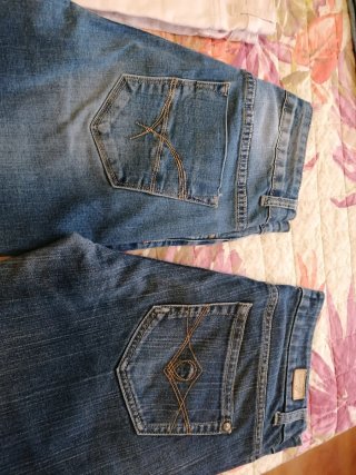9 pantalones vaqueros, talla 36 en perfecto estado