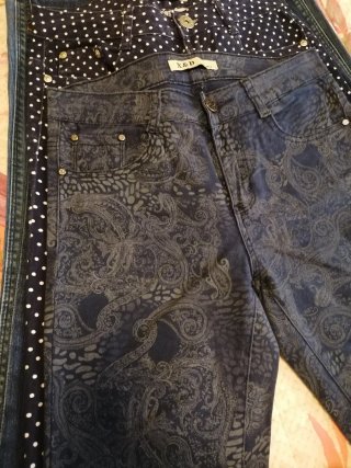 9 pantalones vaqueros, talla 36 en perfecto estado