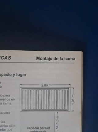 Cama Geriátrica Articulada Eléctrica
