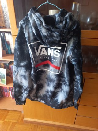 Sudadera Vans Tie-Dye Gris y Negra